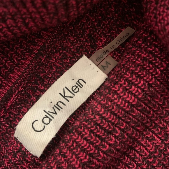 Calvin Klein Colorblock Knit Cowl Neck Dress - Picture 8 of 13